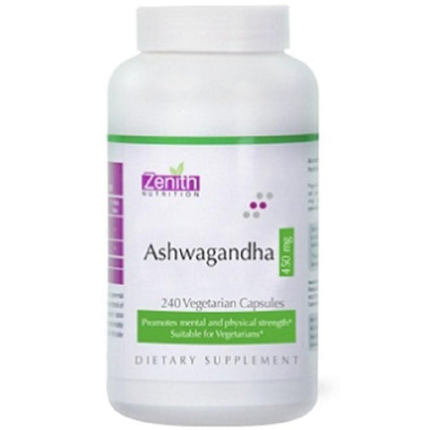 Zenith Nutrition Ashwagandha 450mg 240 Capsules