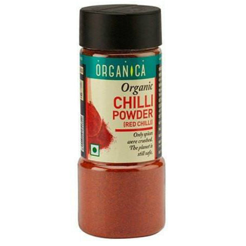 Organica Organic Chilli Powder 75gm (Pack Of 2)