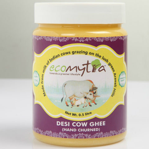 Ecomytra Desi Cow Ghee Hand Churned 500ml