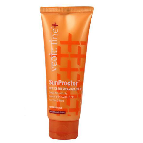 Vedicline Sun Protector Sunscreen Cream Gel, SPF 30 65ml