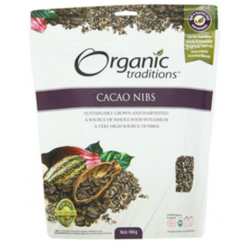 Organic Traditions Raw Cacao Nibs 100gm