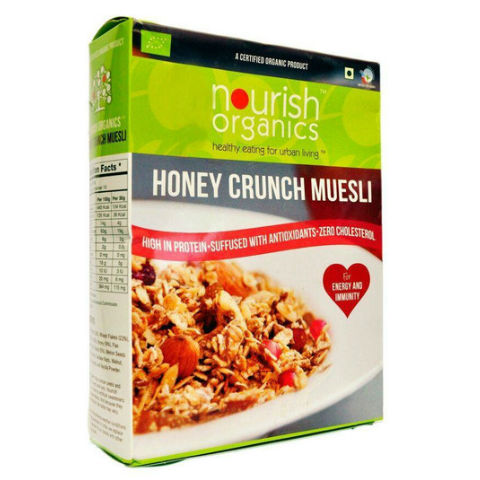 Nourish Organics Honey Crunch Muesli 300gm