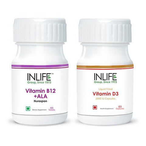 Inlife Vitamin B12 D3 Combo Pack