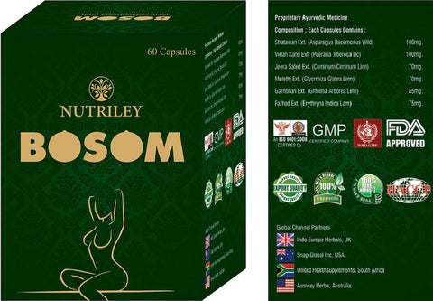 Nutriley Bosom Enlargement - AYUSH Certified - True Ayurveda