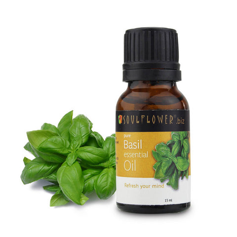 Soulflower Basil Essential Oil 15ml