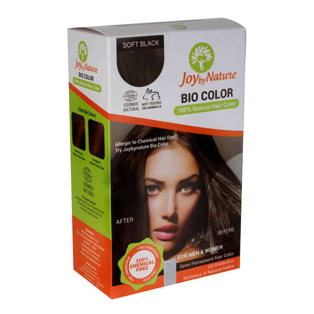 Buy Joybynature Organic Soft Black Hair Color 150gm Best Price Online Shopping India