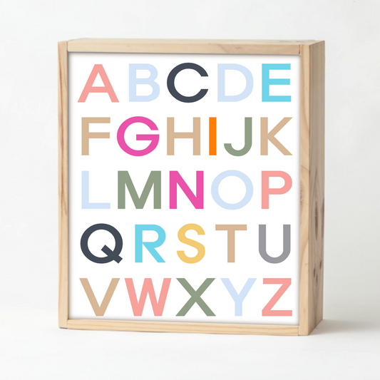 Pale Blue Alphabet Keepsake – Jack and Jill Boxes