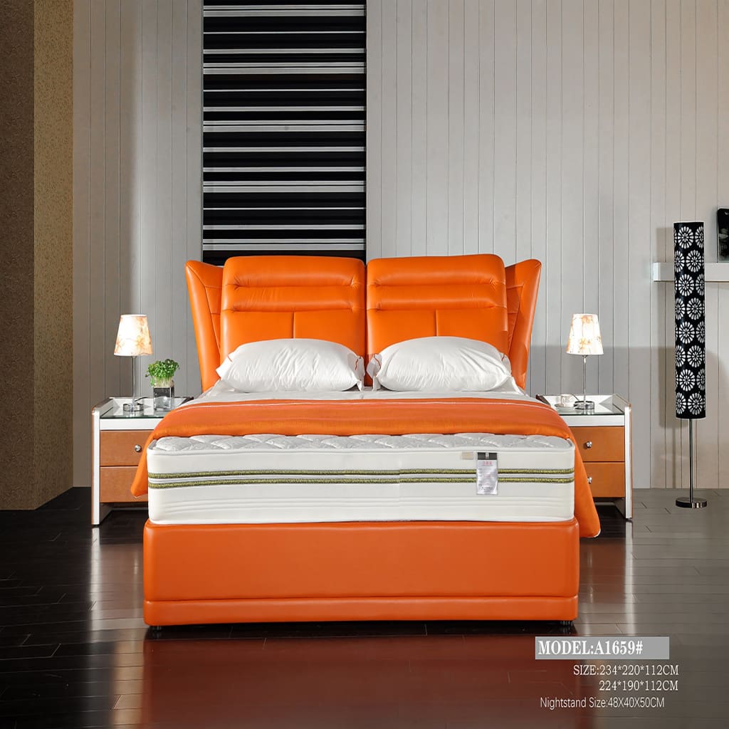 Exquisitely Designed Upholstered Panel Bed