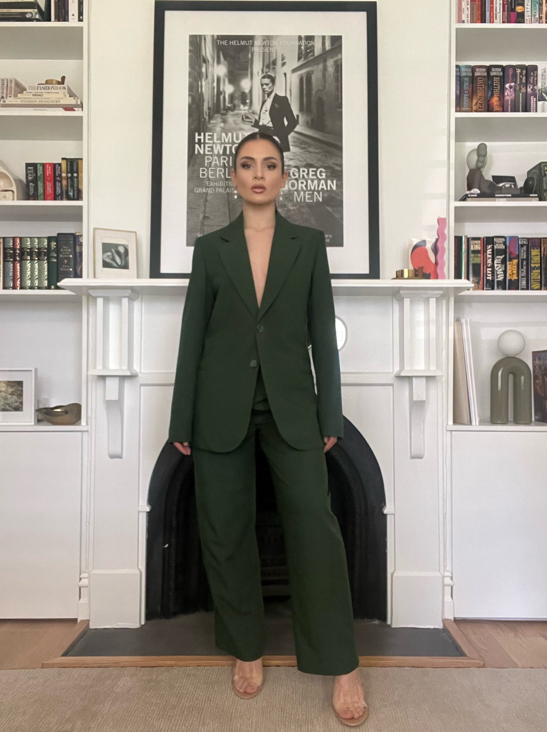 hunter green suit jacket