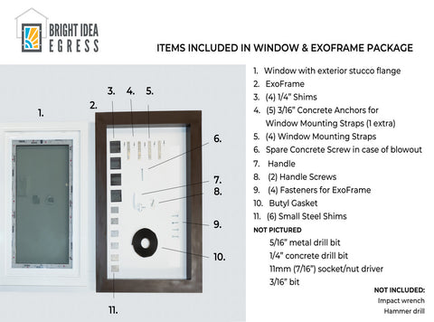 WIndow with ExoFrame Parts