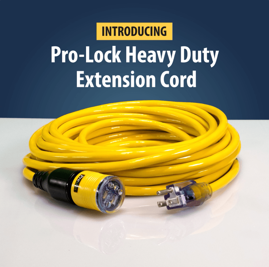 Blue Pro Lock Extension Cord