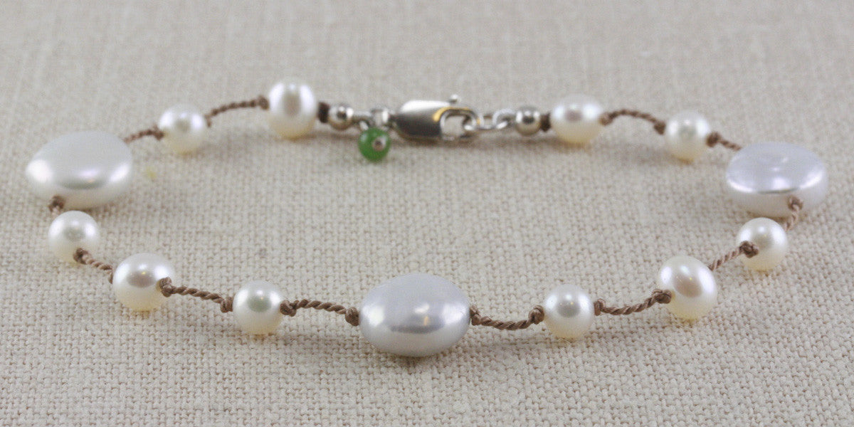 floating pearl bracelet