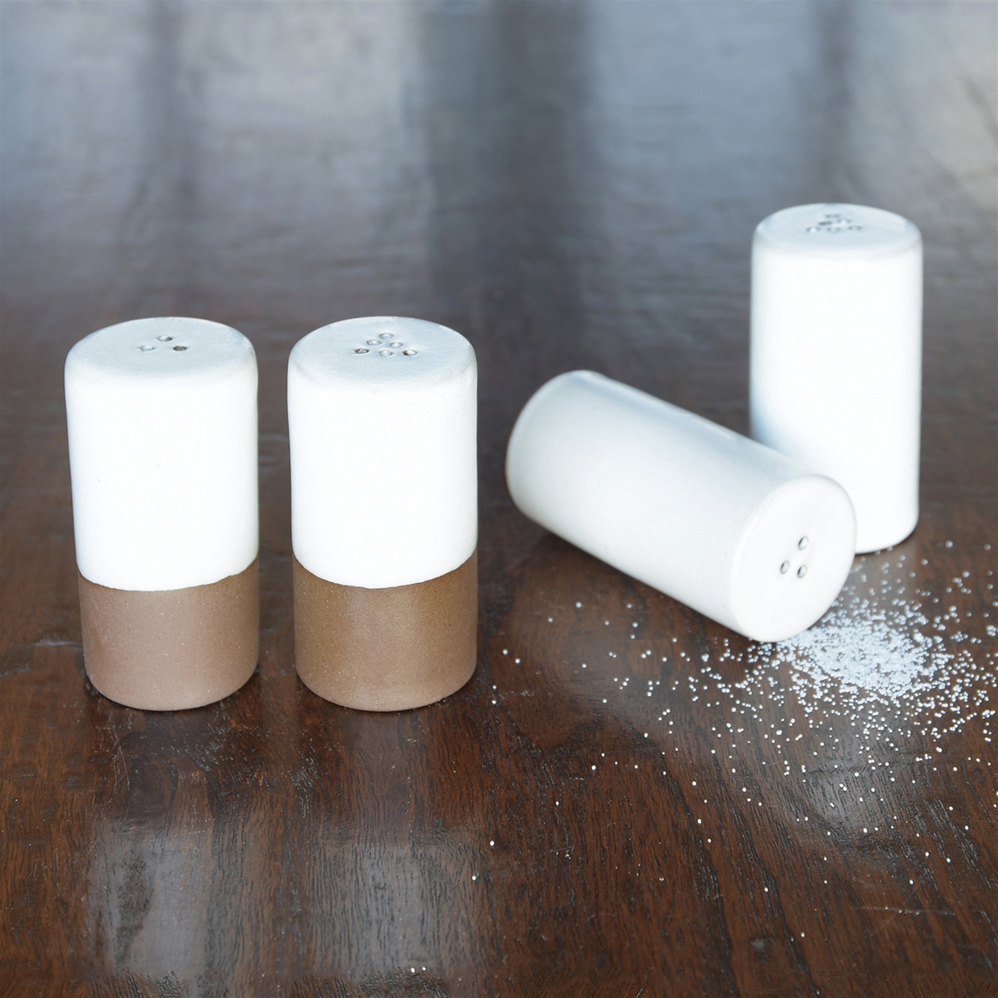 Liam Ceramic Salt + Pepper Shakers