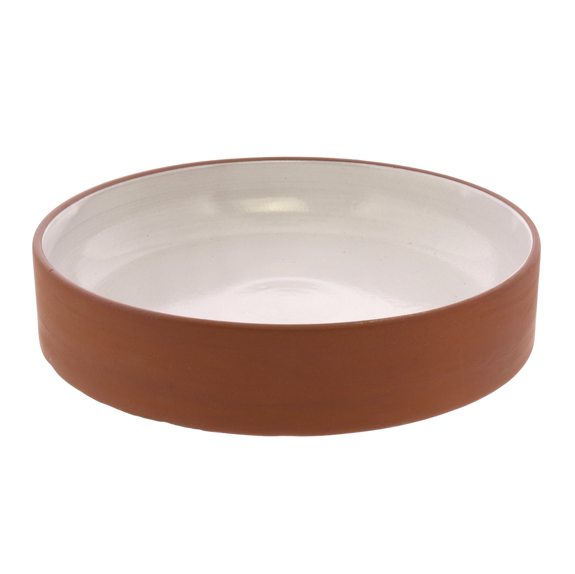 Crate&Barrel Miles Glass Bowl with Acacia Wood Lid