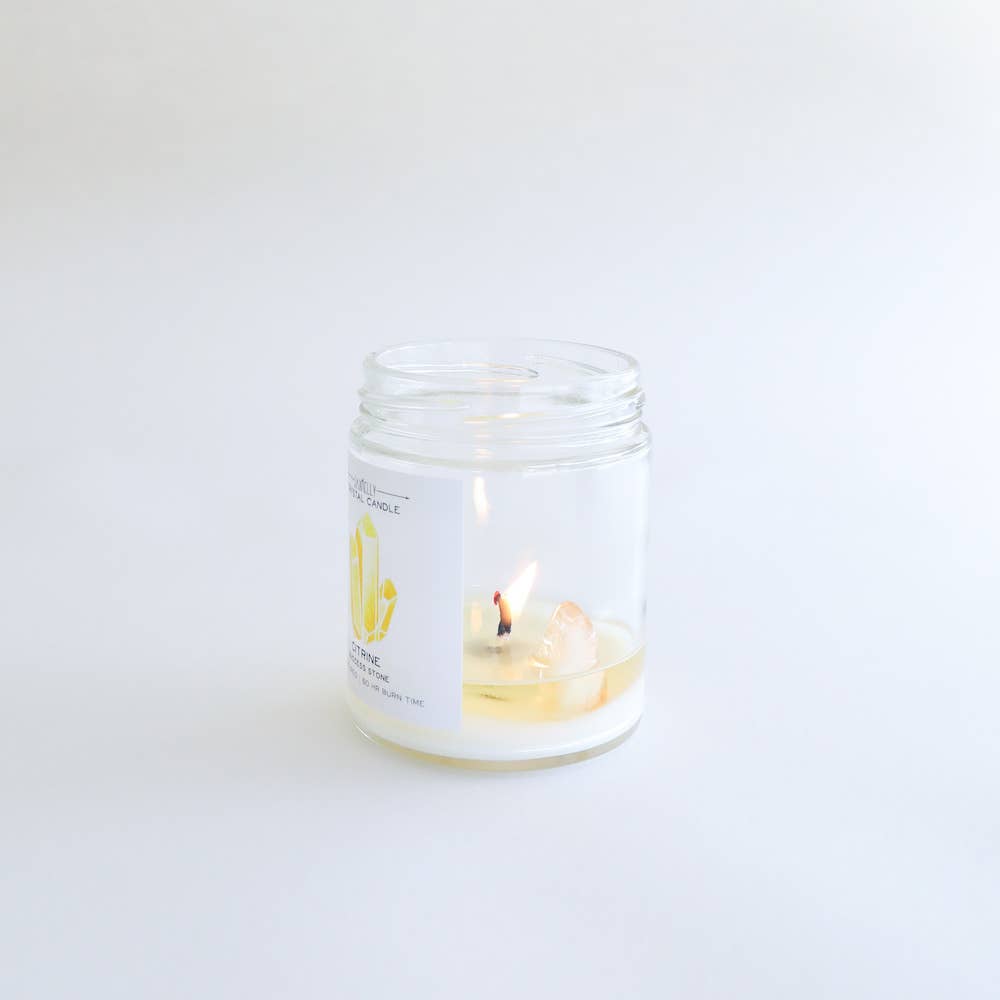 Crystal Candle - Citrine