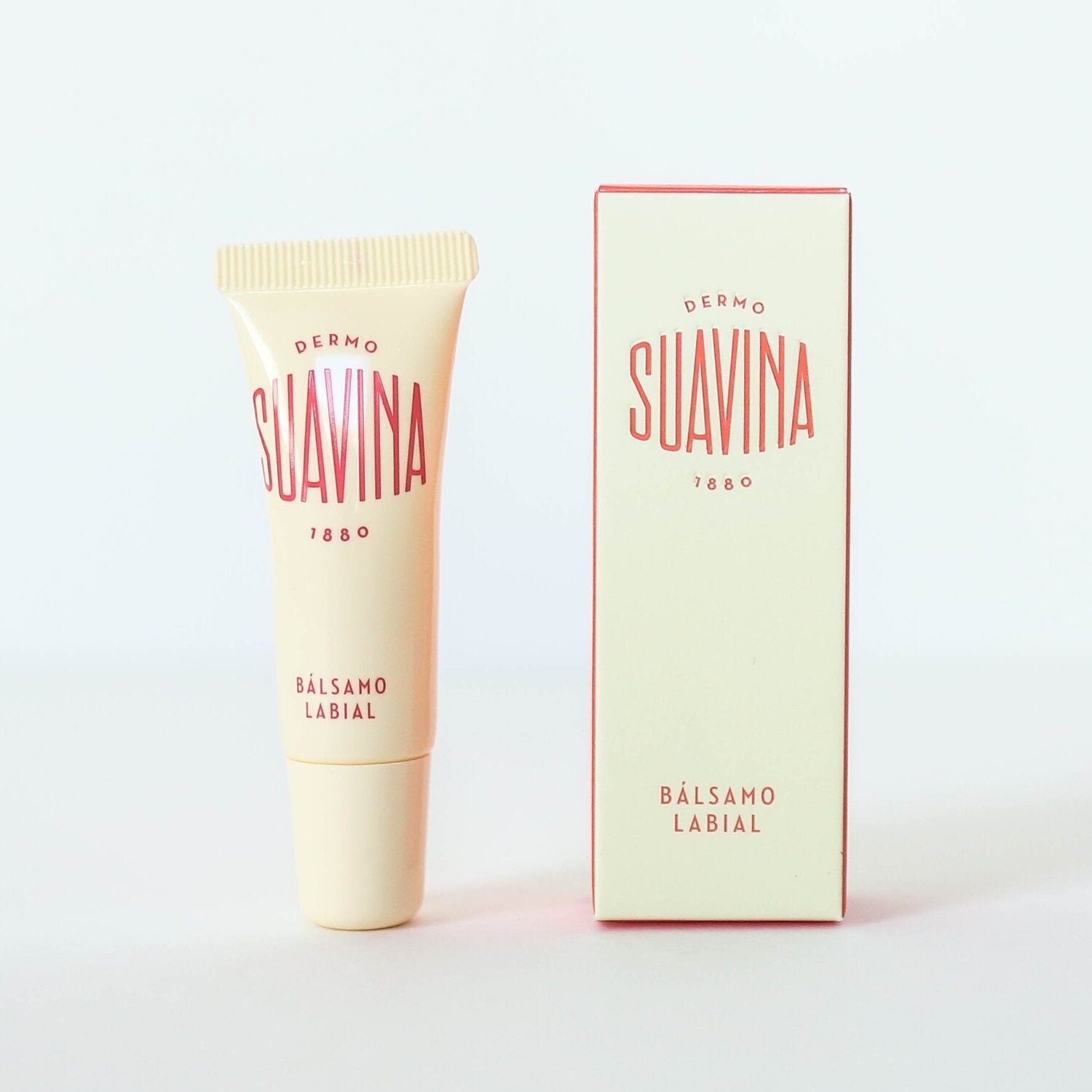  DERMO SUAVINA 1880 Bálsamo labial hidratante para labios  agrietados y secos con ingredientes naturales, cuidado de labios para  climas fríos y calientes, paquete de 1 (original 0.4 onzas) : Belleza y  Cuidado Personal