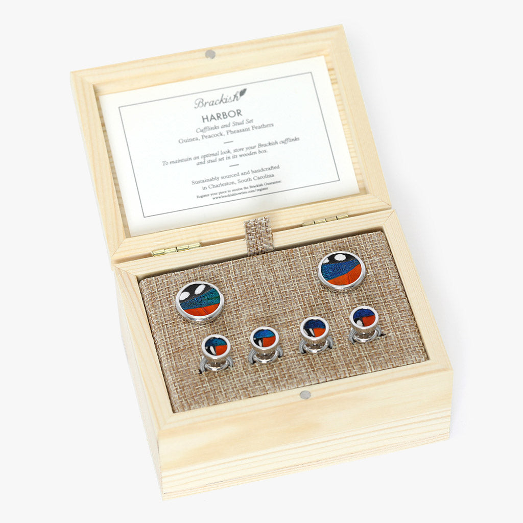 Harbor Cufflink & Studs Set