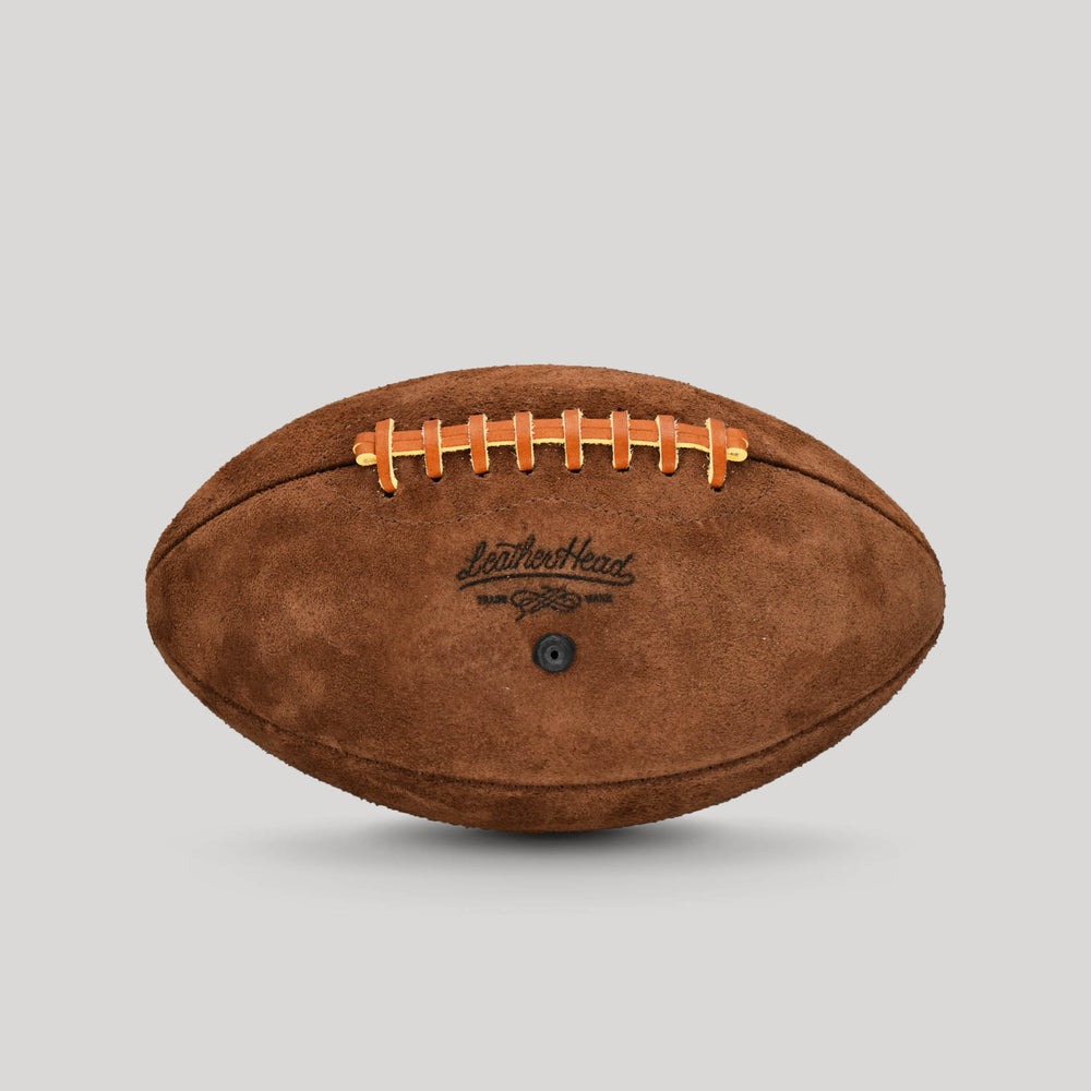 Leather American football ball Stock Photo