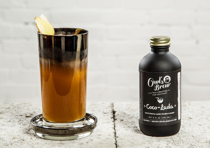 3 Owl’s Brew cocktails on EveryManMustHave.com. Owls Brew available at CraftandCaro.com. Owl’s Piña: - two parts Coco-Lada - one part spiced rum - shake and pour over ice - garnish with fresh ginger