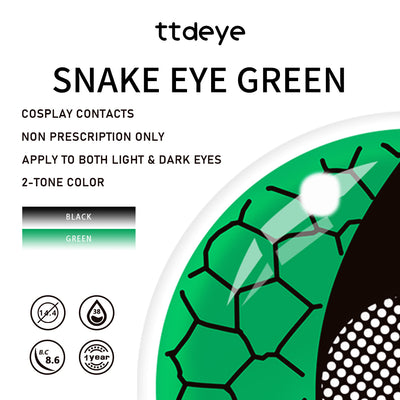 TTDeye Snake Eye Green | 1 Year