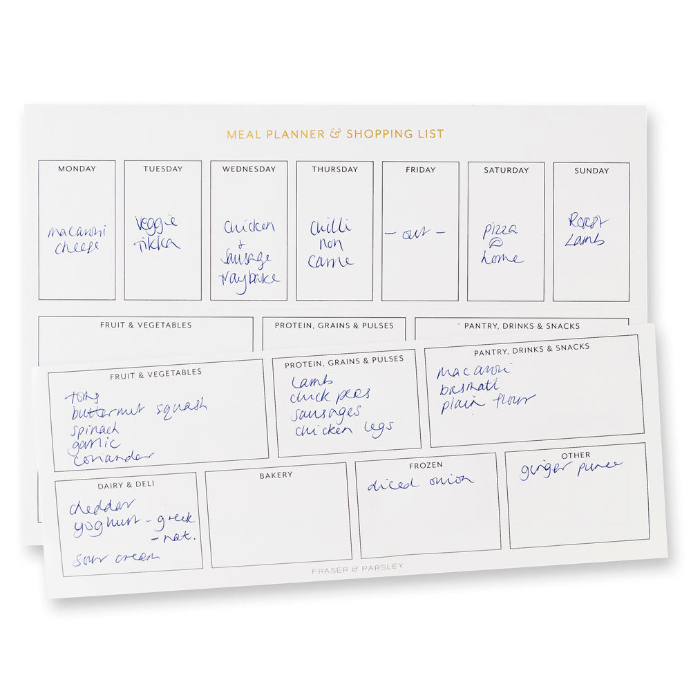 meal planner pad
