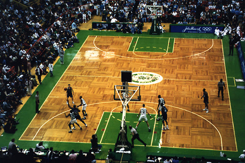 Boston Garden Parquet Floor Cuff Links Tokens Icons