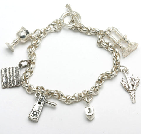 Jewish Holiday Charm Bracelet