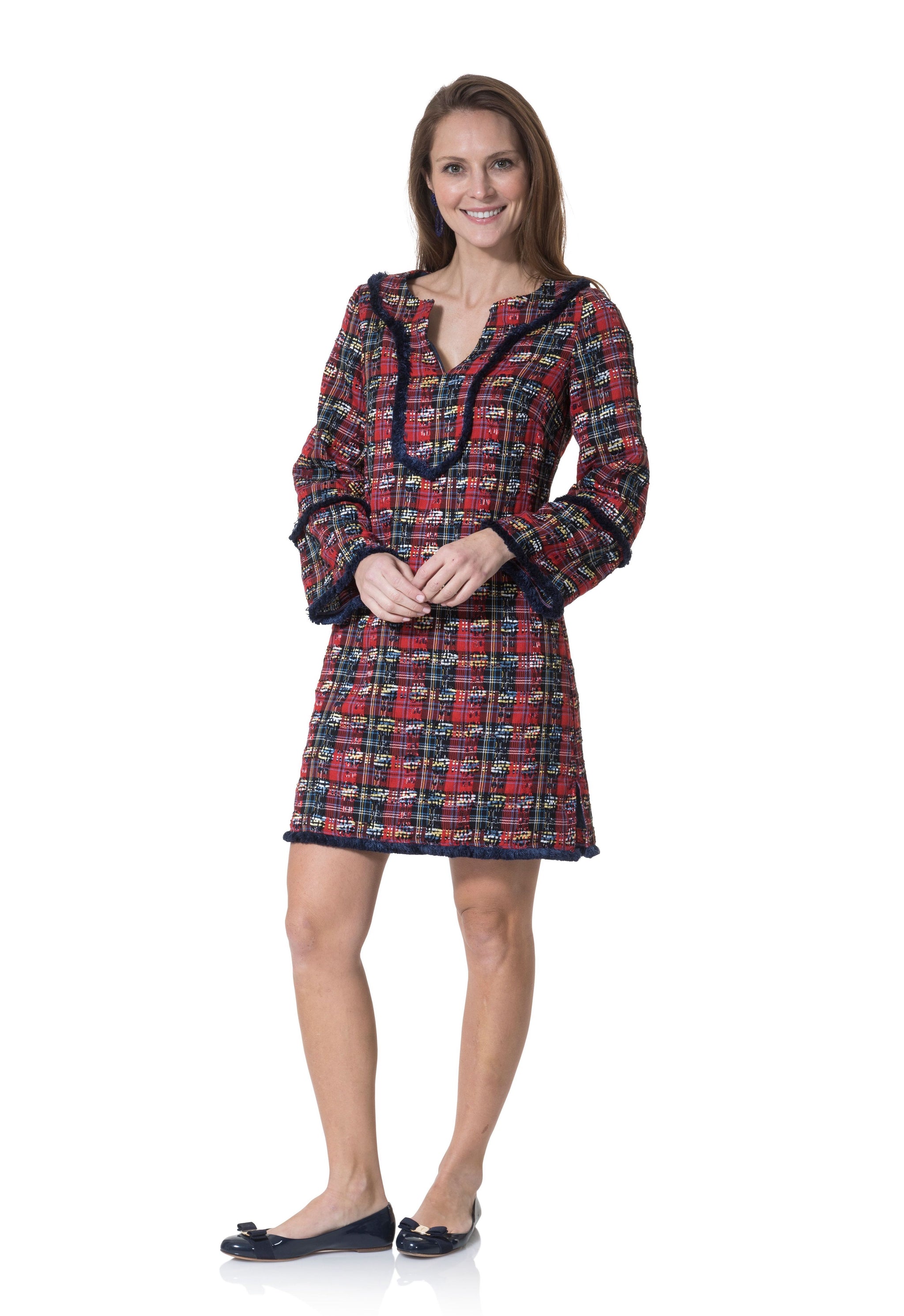 tweed tunic dress