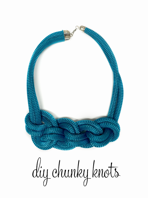 DIY: Chunky Blue Necklace – Alonso Sobrino