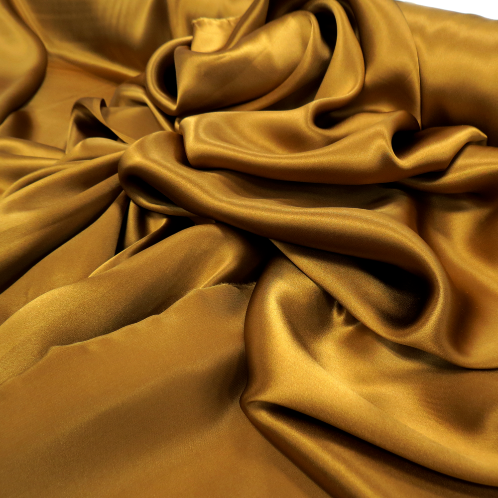 Gold, 100% Natural Silk Charmeuse - 56