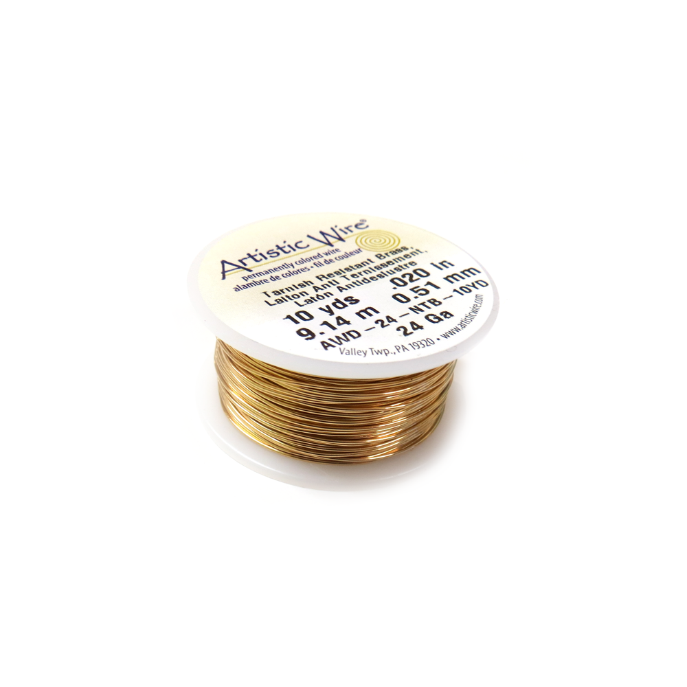 Artistic Wire, Gold, 24 Gauge 0.51mm - 10 yards, Alonso Sobrino