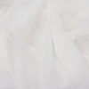 White, 100% Natural Silk Chiffon Fabric, 56/58