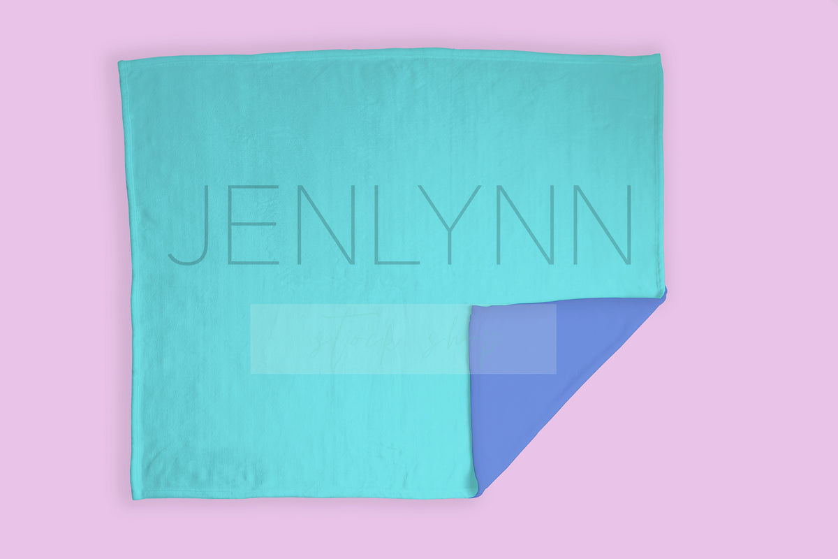 Download 50x60 Minky Blanket Mockup #4 PSD - JENLYNN Stock Shop