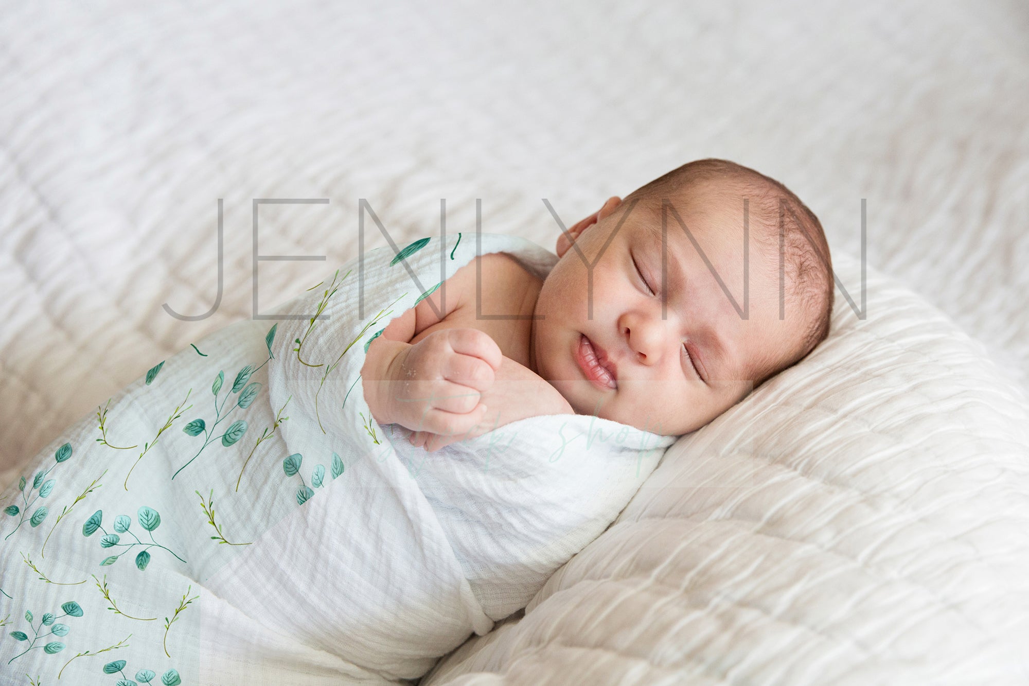 Download Swaddle Baby Boy Blanket Mockup 3 Jenlynn Stock Shop