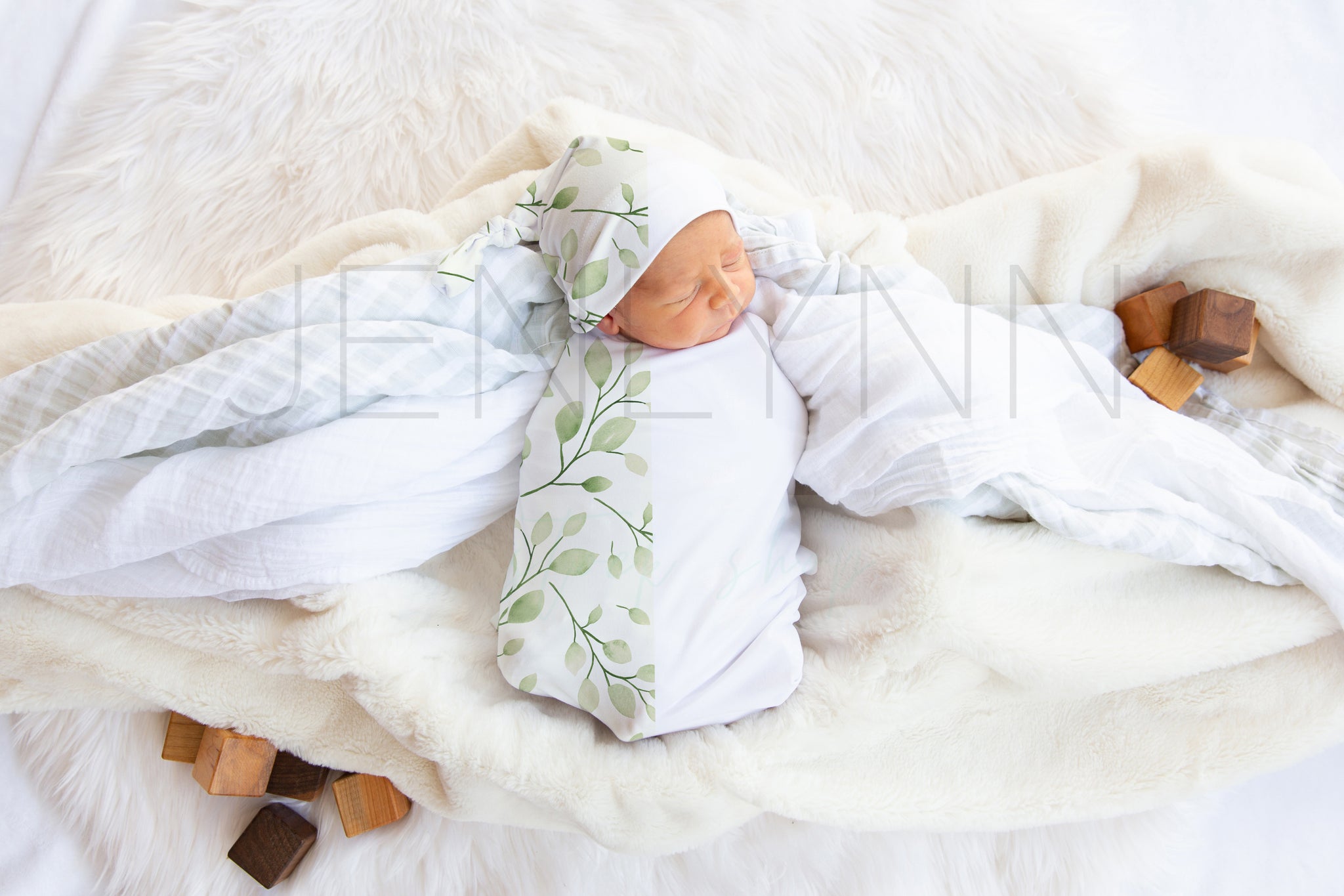 Download Stretch Jersey Blanket On Baby Boy Mockup Jz26 Psd Jenlynn Stock Shop