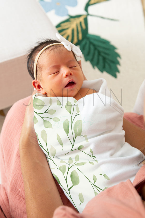 Jersey Baby Girl Blanket Mockup #GG10 PSD - JENLYNN Stock Shop