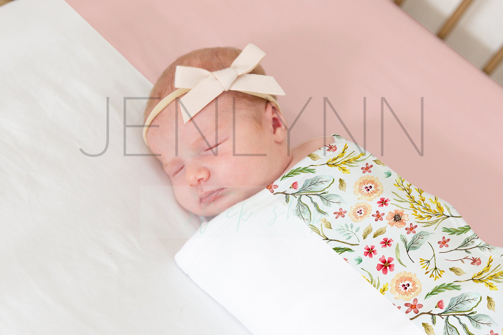 Download Jersey Baby Blanket Crib Sheet Bow Mockup 31 Psd Jenlynn Stock Shop