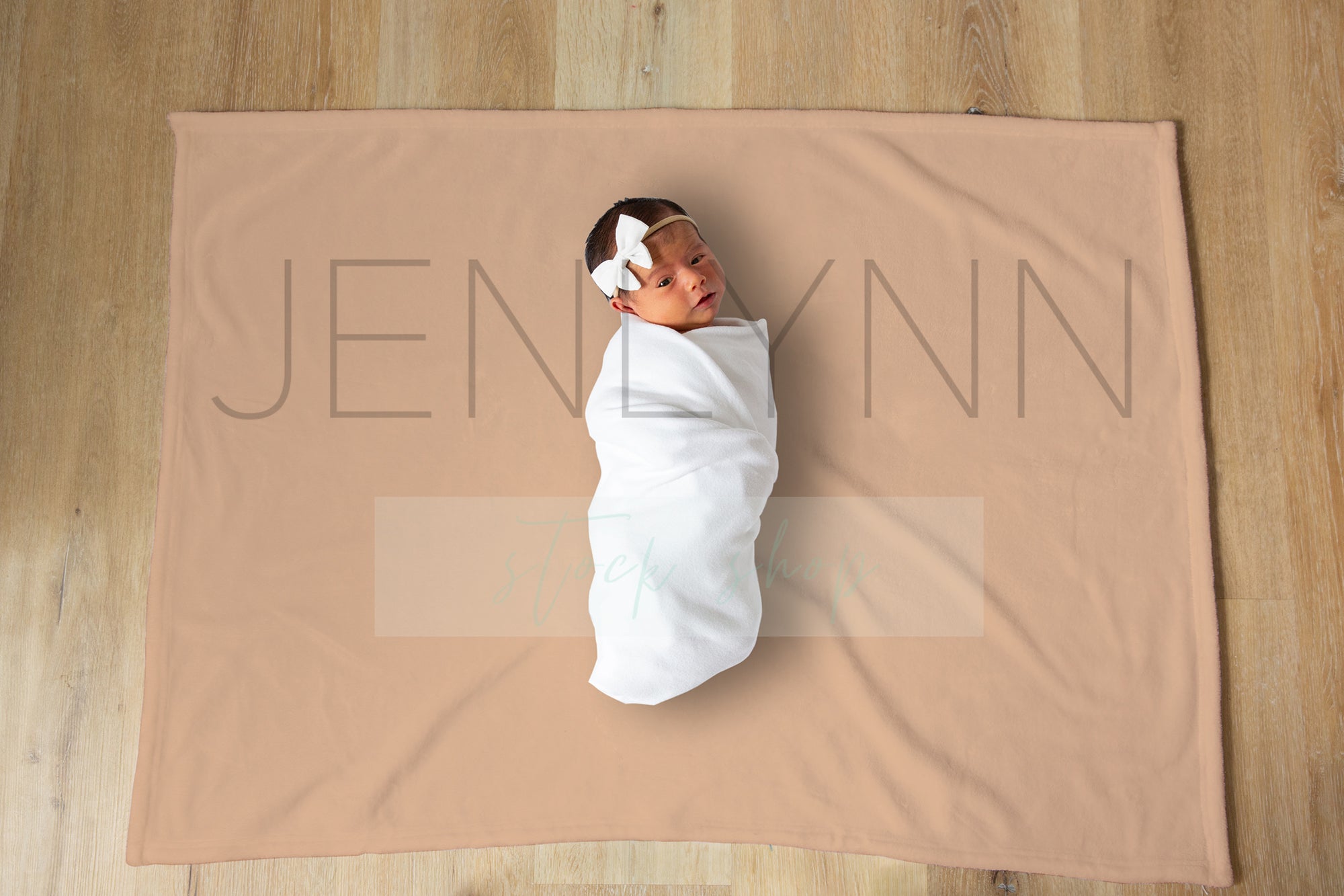 Download Horizontal Milestone Baby Girl Blanket Mockup Gg01 Psd Jenlynn Stock Shop