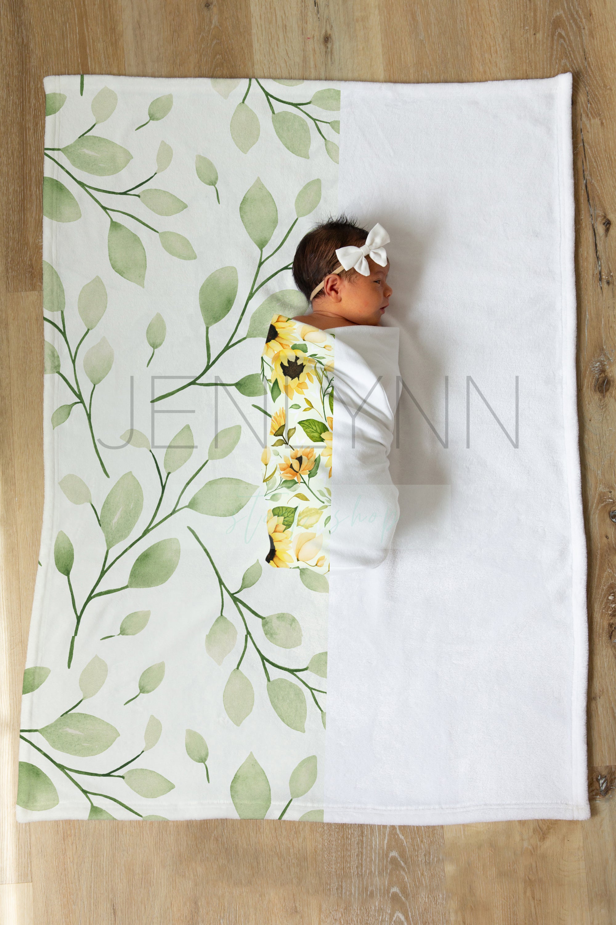 Download Milestone Baby Blanket Mockup 9 Jenlynn Stock Shop