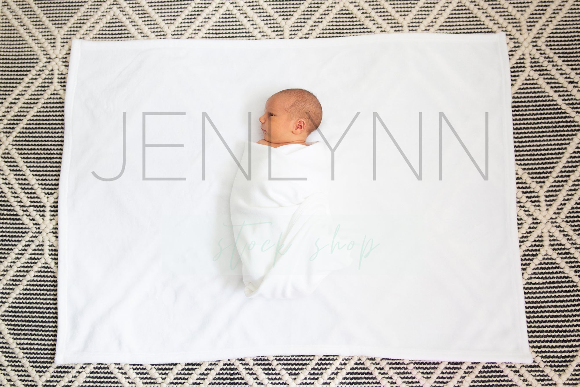 Download Milestone Baby Boy Blanket Mockup 12 Psd Jenlynn Stock Shop