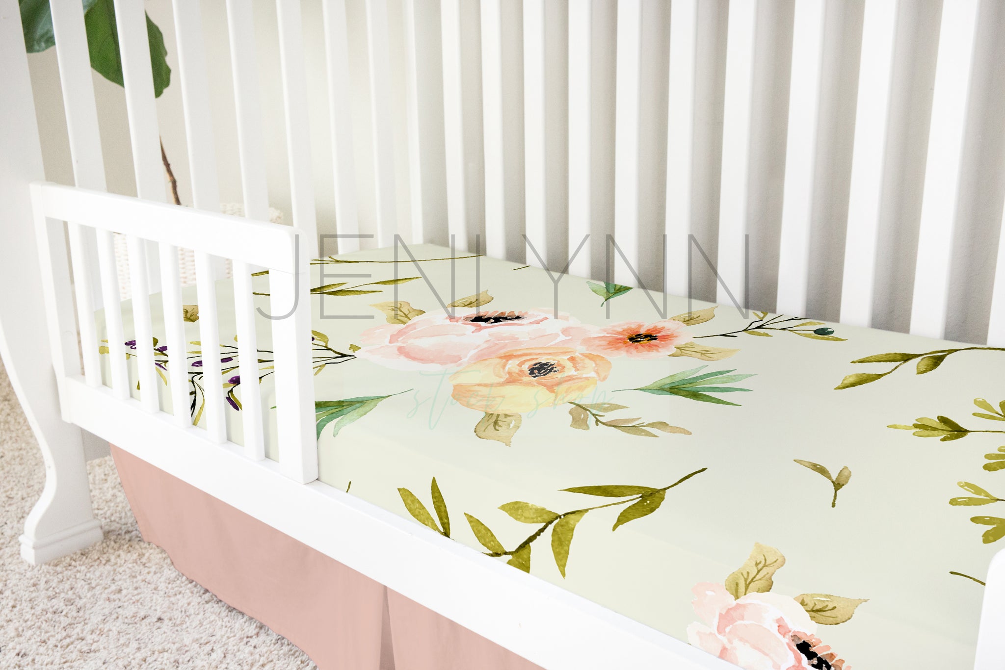 Download Toddler Bed Sheet Mockup 1 Jenlynn Stock Shop