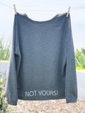 Say it - Pullover: Gray