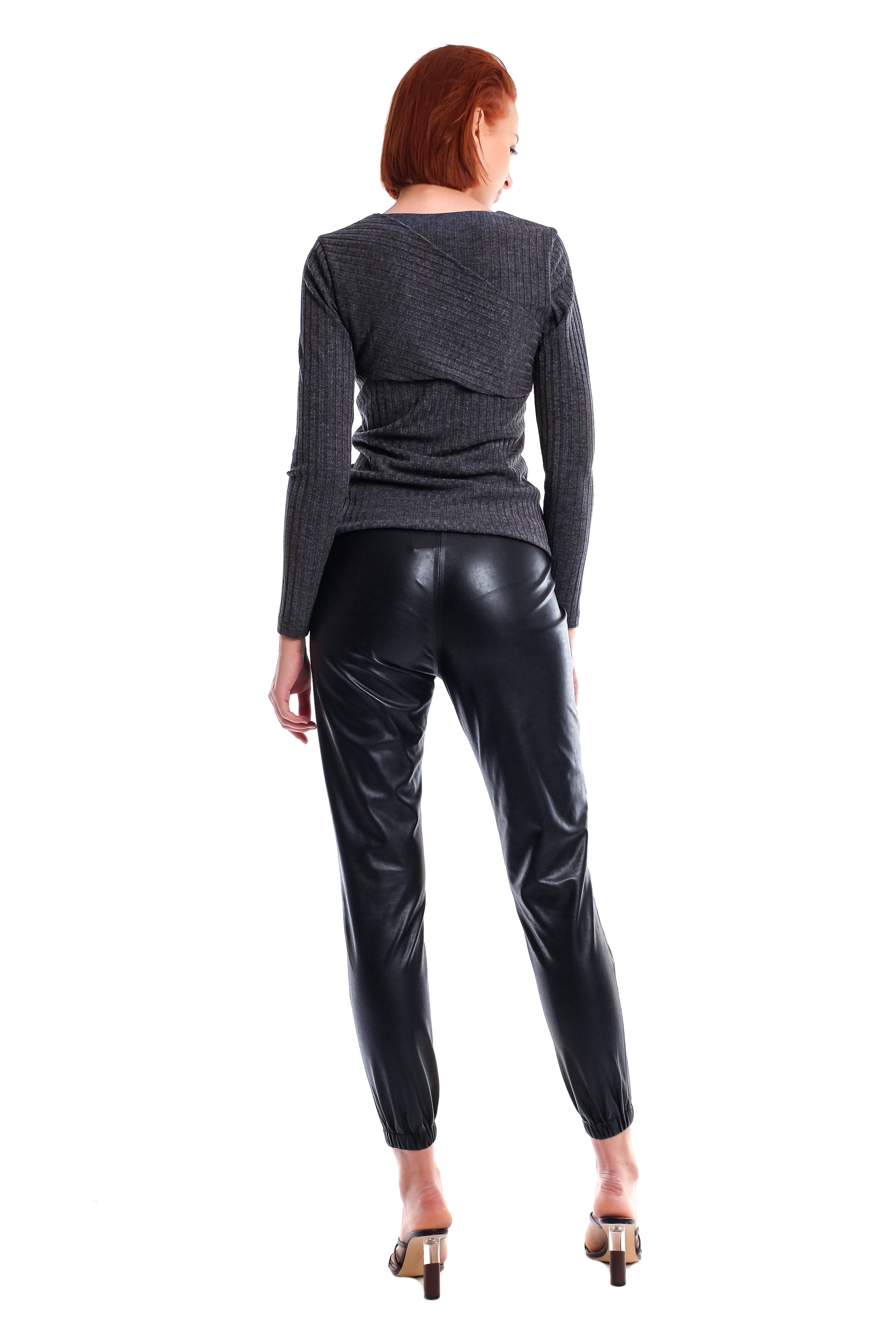 track leather pants