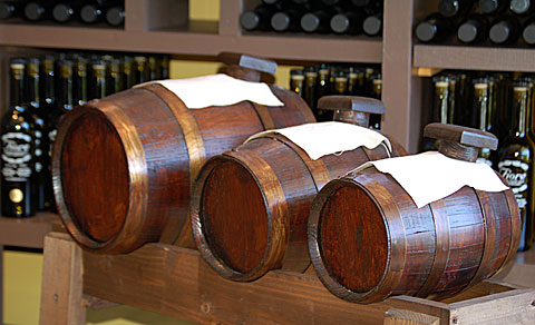 Barrels for aging Balsamic Vinegars