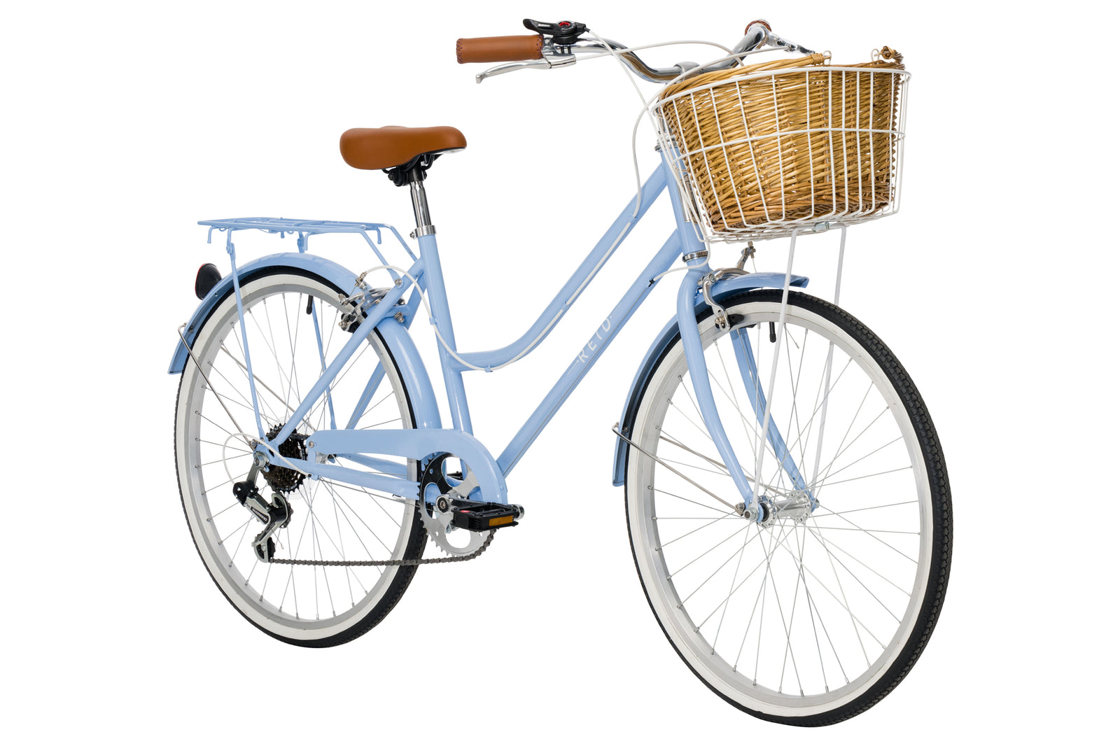 Ladies Petite 24 Vintage Bike Sky Blue Reid Cycles