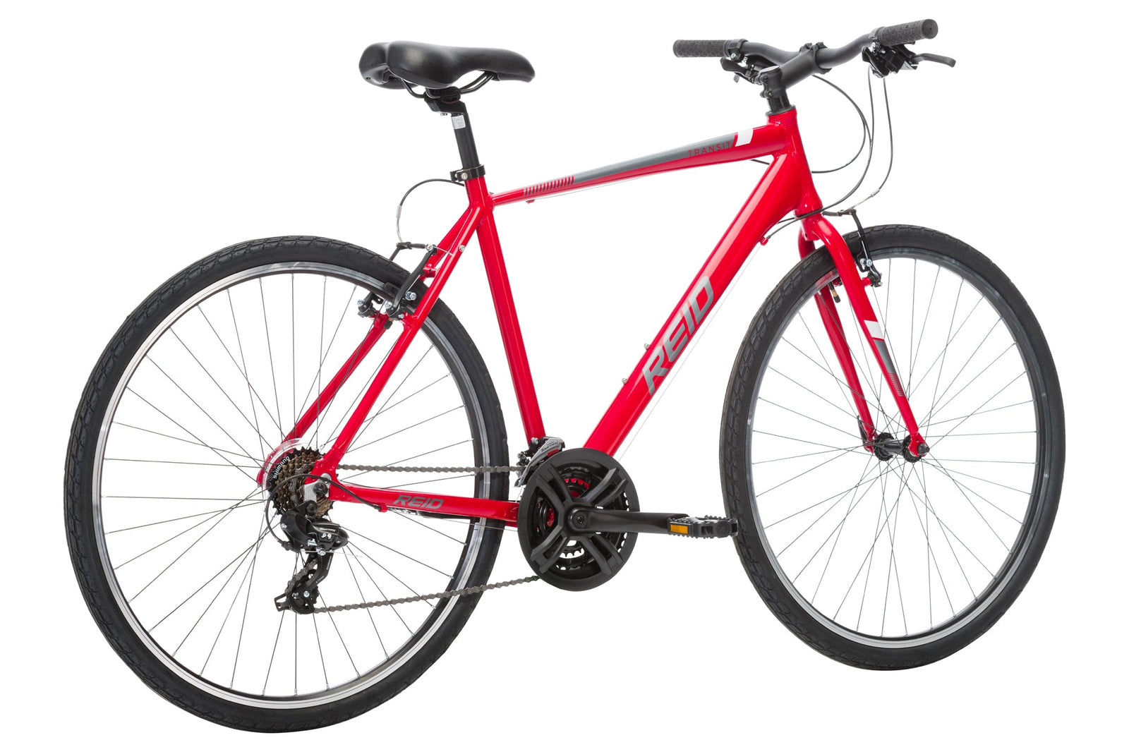 red commuter bike