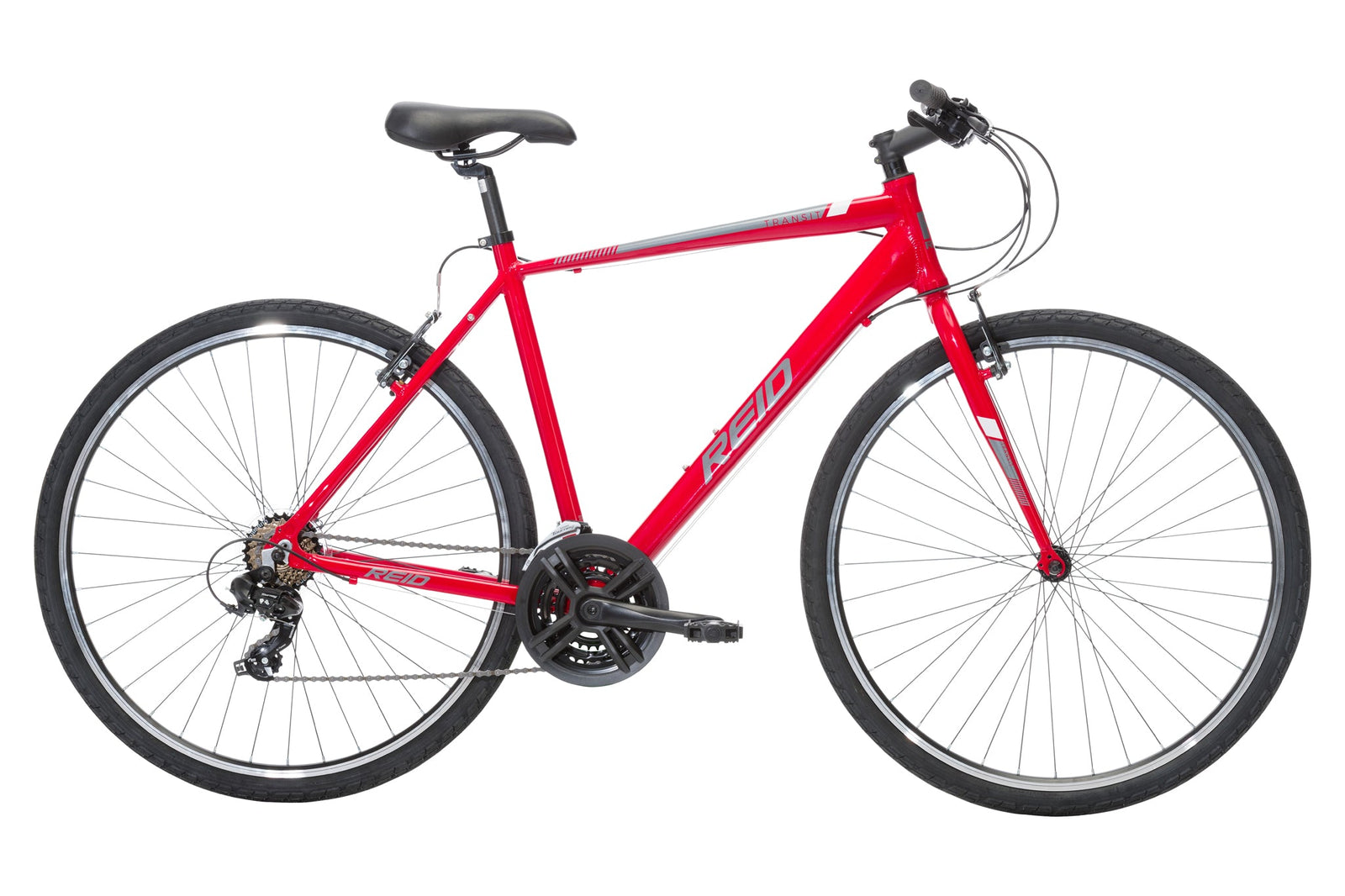 red commuter bike