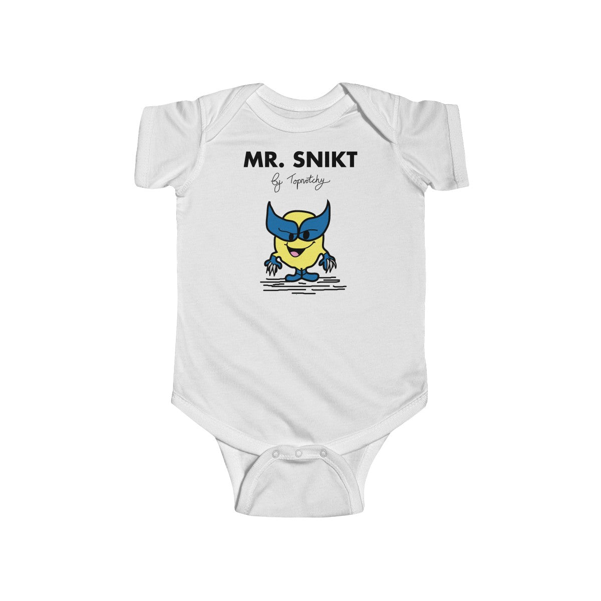 wolverine baby onesie