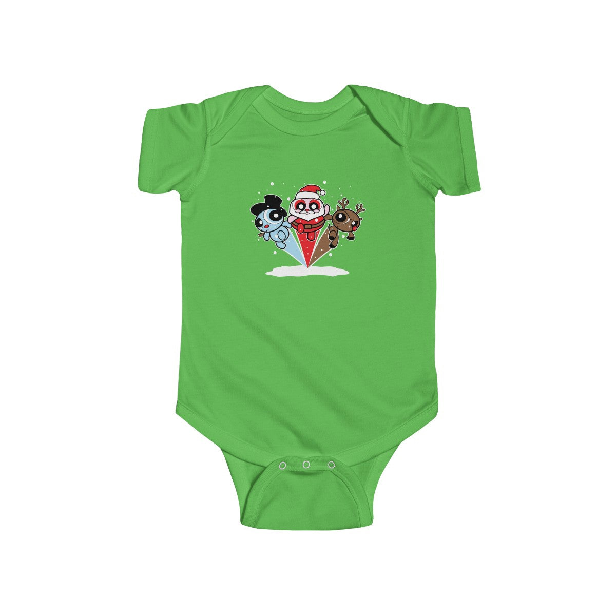 Christmas Puff Powerpuff Girls Baby Onesie