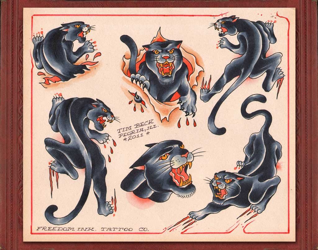 Top 57 Traditional Panther Tattoo Ideas 2021 Inspiration Guide